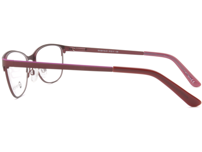 meineBrille 04-69110-01, Dunkel Rot/Pink seite - Ansicht 4