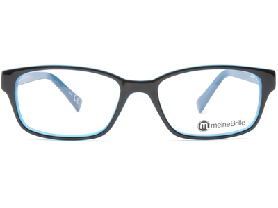 meineBrille 04-69170-02, Schwarz/Blau front - Ansicht 2