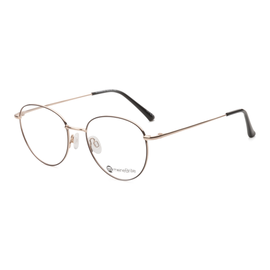 meineBrille 04-96090-02, Braun Matt/Gold Glänzend links