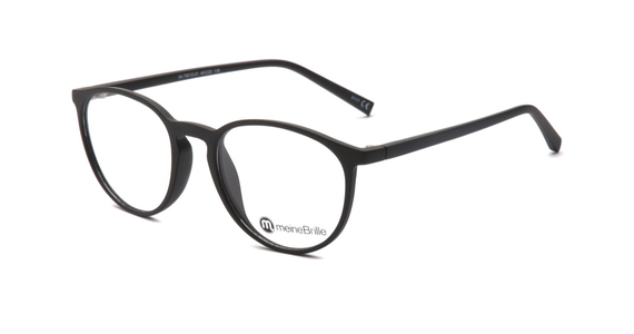 meineBrille 04-79010-01, Schwarz Matt links - Ansicht 3