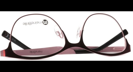 meineBrille 04-87010-02, Rot/Rosa Matt umgedreht - Ansicht 6