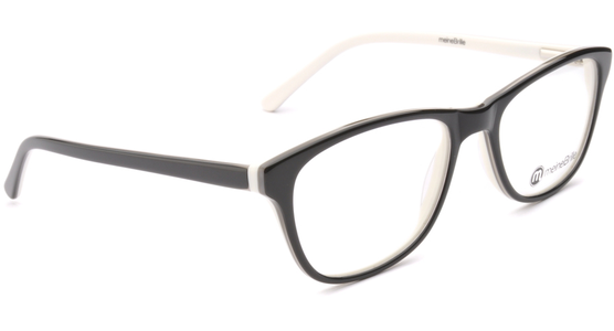 meineBrille 04-69040-02, Schwarz/Creme rechts - Ansicht 6