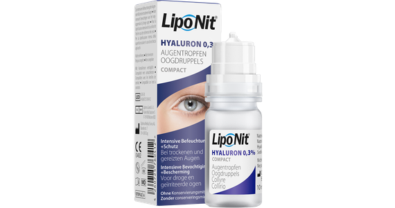 LipoNit Compact Augentropfen 0,3% Hyaluron Einzelflasche - Ansicht 4