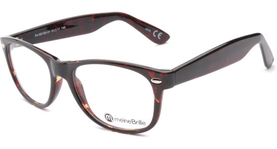 meineBrille 04-69150-01, Dunkel Havanna links - Ansicht 2