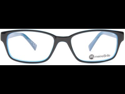 meineBrille 04-69170-02, Schwarz/Blau front