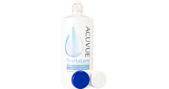 Acuvue RevitaLens in der 300ml Flasche mit Kontaktlinsenbehälter - Ansicht 2