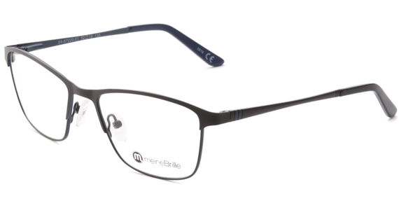 meineBrille 04-87020-01, Schwarz/Blau Matt links - Ansicht 4