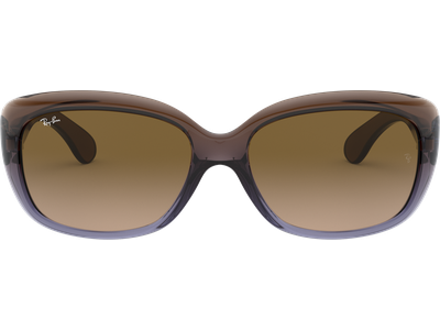 Ray-Ban RB4101 Jackie Ohh Glänzend Braun / Verlauf Braun 860/51 58 - Ansicht 2