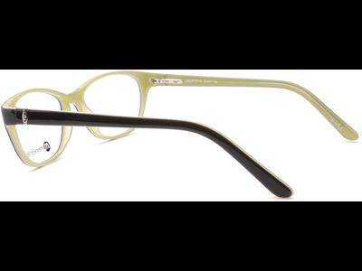 meineBrille 04-69180-01, Schwarz/Hellgrün seite