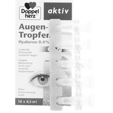  Doppelherz Augentropfen Extra mit Hyaluron 0,4% - 10 x 0,5 ml Ampullen