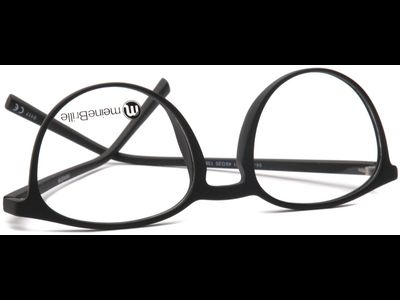 meineBrille 04-79010-01, Schwarz Matt umgedreht