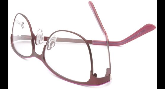 meineBrille 04-69110-01, Dunkel Rot/Pink umgedreht - Ansicht 7