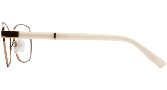 meineBrille 04-06020-01, Kupfergold/Alabaster Seite - Ansicht 4