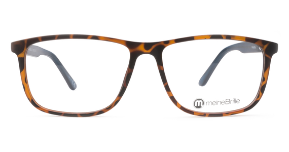 meineBrille 04-96060-02, Havanna/Petrolblau Matt front - Ansicht 2