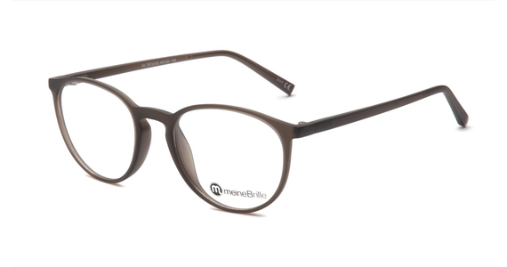 meineBrille 04-79010-02, Erdbraun Matt links - Ansicht 3