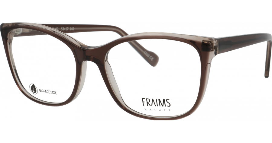 FRAIMS Brille Damen FRAIMS NATURE 03-31100-02 Ivy, Graubraun glänzend Ansicht 1