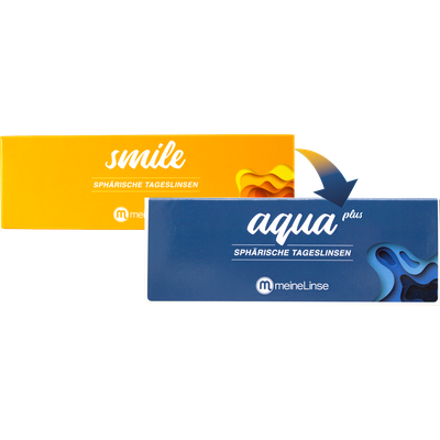 meineLinse aqua plus sphärische Tageslinsen 30er