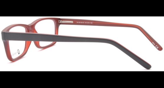 meineBrille 04-69130-01, Marine Blau/Rot Matt seite - Ansicht 5