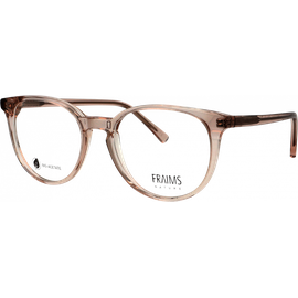 FRAIMS Brille Unisex FRAIMS NATURE 03-23010-02 Daisy, Beige transparent glänzend