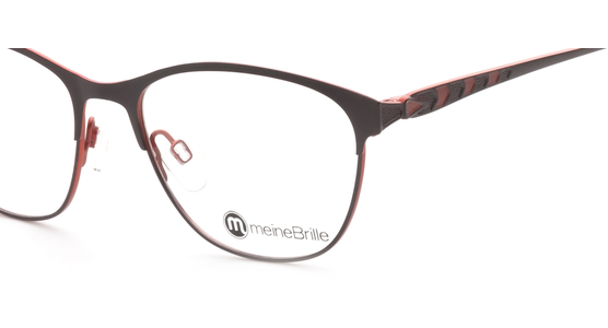 meineBrille 04-96020-01, Brombeere/Orange Matt nah - Ansicht 4