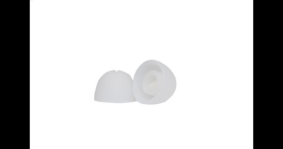  Sennheiser Austauschohrpolster Silikon weiß Ansicht 1