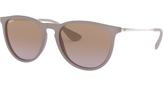 Ray-Ban RB4171 Erika Classic Matt Dark Sand / Verlauf Braun-Violett 600068 54 - Ansicht 3