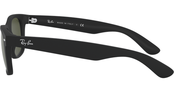 Ray-Ban RB2132 New Wayfarer Classic Matt Schwarz / Grün 622 55 - Ansicht 5