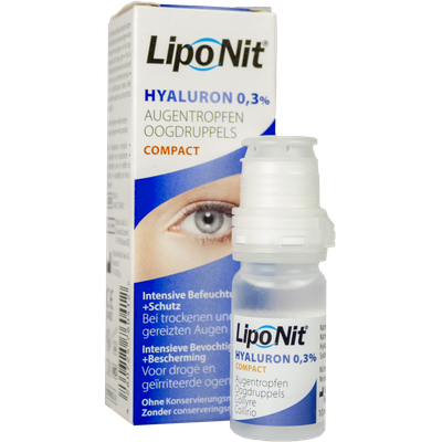  Lipo Nit Compact Augentropfen 0,3% Hyaluron Einzelflasche Ansicht 2