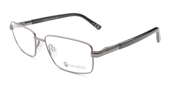 meineBrille 04-69070-02, Dunkel Gun/Schwarz links - Ansicht 5