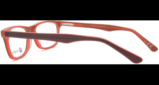 meineBrille 04-69000-01, Braun/Rot Matt seite - Ansicht 4