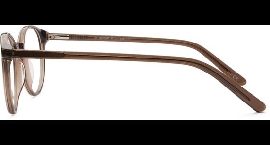 meineBrille 04-12070-01, Braun transparent glänzend Seite - Ansicht 4
