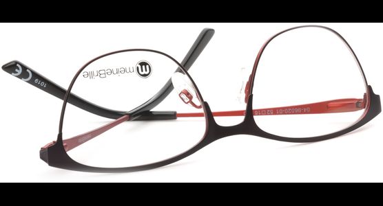meineBrille 04-96020-01, Brombeere/Orange Matt umgedreht - Ansicht 7