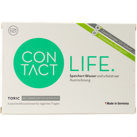 Monatslinsen Torisch Contact life toric 6er