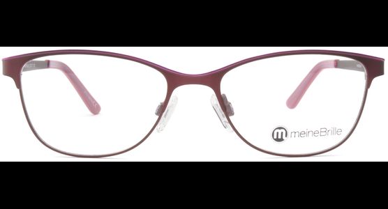 meineBrille 04-69110-01, Dunkel Rot/Pink front - Ansicht 3