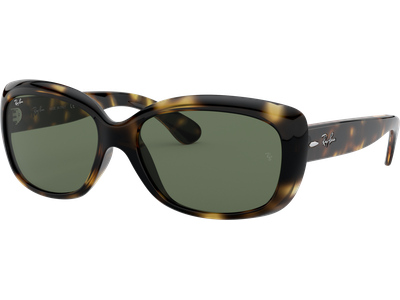 Ray-Ban RB4101 Jackie Ohh Glänzend Hellhavanna / Grün 710 58 - Ansicht 3