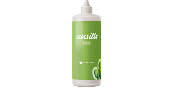  meineLinse sensitiv Saline Einzelflasche Ansicht 1