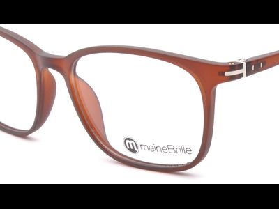 meineBrille 04-69120-02, Dunkel Braun Matt nah