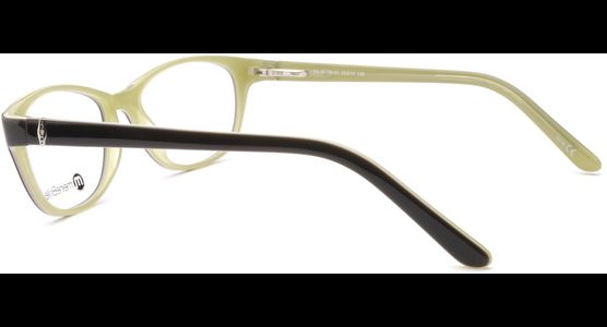 meineBrille 04-69180-01, Schwarz/Hellgrün seite - Ansicht 5