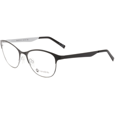 meineBrille 04-87010-01, Schwarz/Weiß Matt links