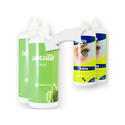 meineLinse sensitiv Saline Doppelpack - Ansicht 2