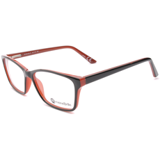 meineBrille 04-69190-01, Schwarz/Rot links