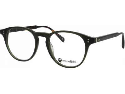 meineBrille Brille Unisex meineBrille 04-30070-01, Dunkelgrün/Havanna Ansicht 2