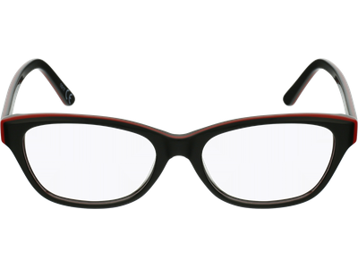 meineBrille Brille Damen meineBrille 04-69030-02, Schwarz/Rot Ansicht 2