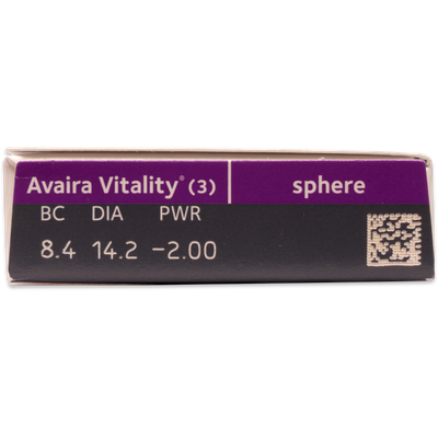 Monatslinsen Sphärisch Avaira Vitality 3er Ansicht 3
