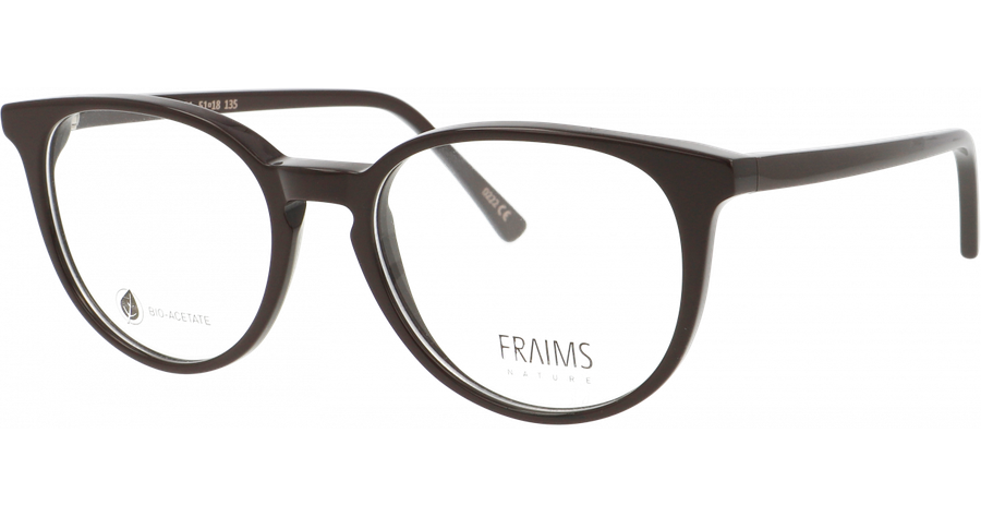 FRAIMS Brille Unisex FRAIMS NATURE 03-23010-01 Daisy, Dunkelbraun Ansicht 1
