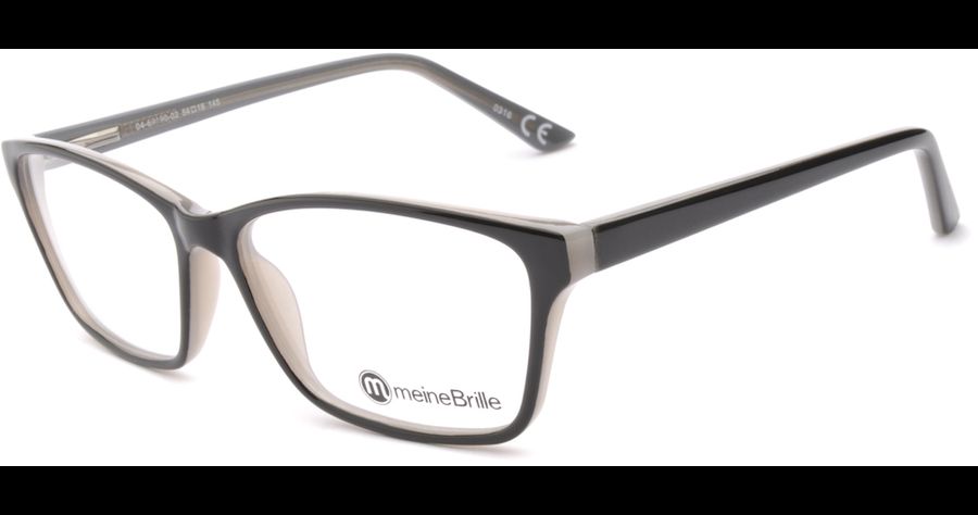 meineBrille 04-69190-02, Schwarz/Milky links