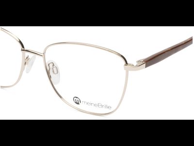 meineBrille 04-06030-02, Gold/Nougat Nah