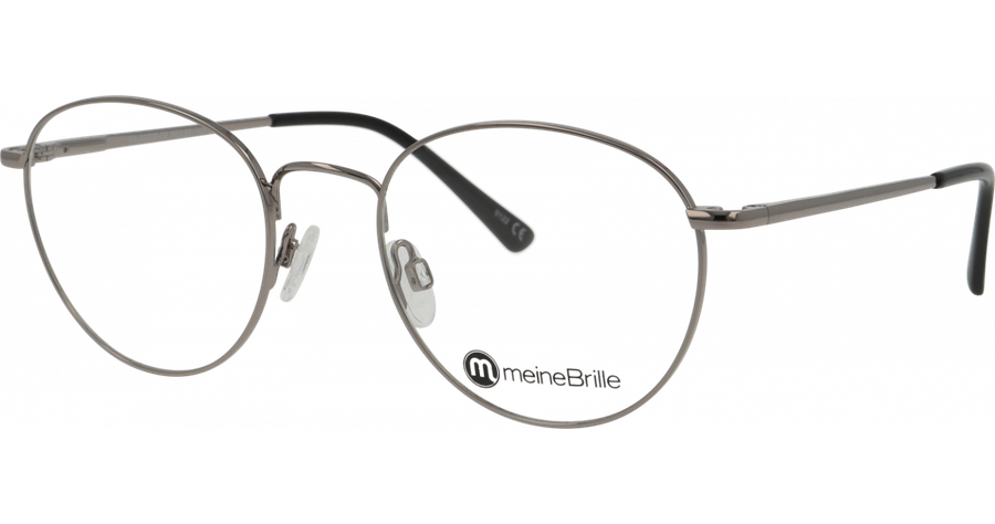 meineBrille 04-20200-02 Gun hell glänzend Frontansicht