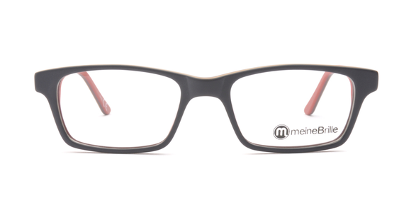 meineBrille 04-69240-01, Dunkel Blau/Orange/Rot front - Ansicht 2