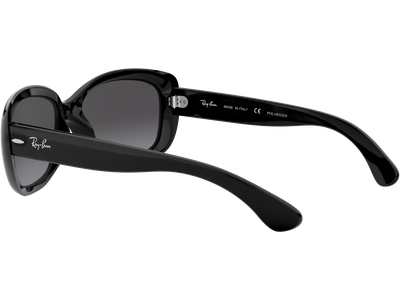 Ray-Ban RB4101 Jackie Ohh Glänzend Schwarz / Verlauf Grau 601/T3 58 - Ansicht 4